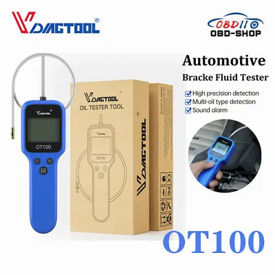 Car Engine Brake Fluid Oil Tester LCD Checker Gas Analyzer Tool For DOT3/4/5.1 • $32.82