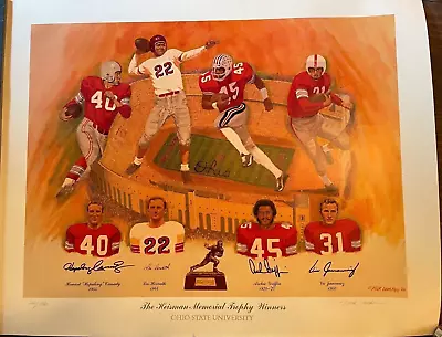 Vic Janowicz Hopalong Cassady Archie Griffin Les Horvath Ohio State Autograph • $749.95