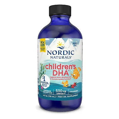 Nordic Naturals Children's DHA Liquid - Omega-3 DHA Oil For Kids 4 Oz. • $16.11