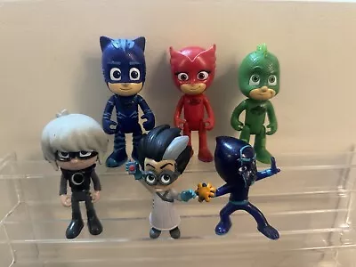 PJ Masks Action Figure Bundle - Catboy Owlette Gecko Romeo Luna Girl Night Ninja • £10