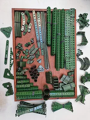 Meccano Parts Mid-green 1950s Original Paint - Large Collection • £31