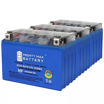 Mighty Max YTZ14SGEL 12V 11.2AH Battery Compatible With BMW F800GS 09-16 - 3Pack • $119.99