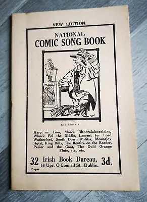 1940s National Comic Song Book Very Rare Irish Book Bureau.  • £24.95