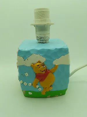 Vintage Disney Winnie The Pooh Children’s Lamp - Feat. Tigger Piglet Rabbit Pooh • £9.80