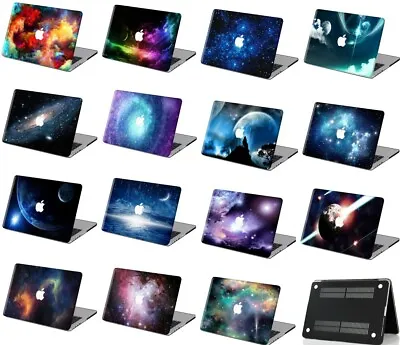 Sky Galaxy Pattern Rubberized Hard Laptop Case KB Cover For New Macbook Pro Air • $13.49