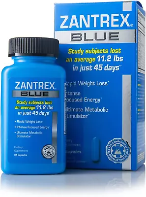 Zantrex Blue High-Energy Rapid Weight Loss Supplement - Advanced Metabolic Boost • $27.86