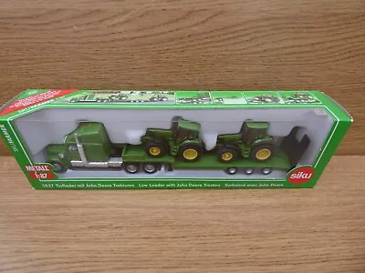 £12.99 • Buy Model Low Loader With John Deere Tractors, Siku 1837