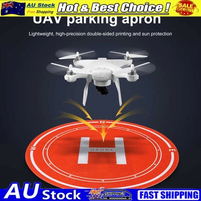 $8.09 • Buy 50cm Drone Landing Pad Foldable Felt Drones Take-off Mats Waterproof For Outdoor