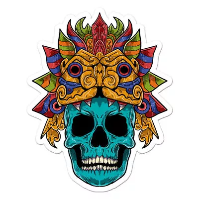 Tribal Mayan Incan Skull Sticker • $3.45