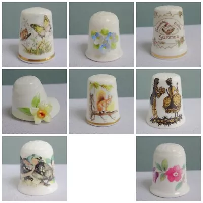 Vintage Thimble Porcelain Bone China Collectors Boxed Coalport Royal Worcester • £5