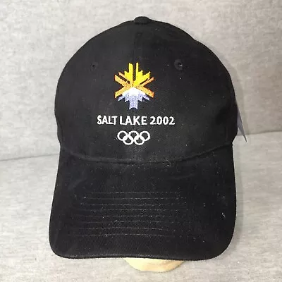 2002 Olympic Winter Games Salt Lake City OFFICIAL Cap Hat Black New With Tags • $13.99