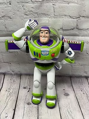 $12.99 • Buy Disney Pixar Power Up BUZZ LIGHTYEAR Talking 12  Action Figure Lights ThinkWay
