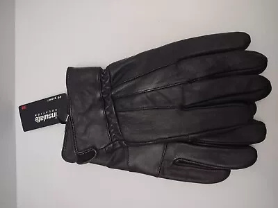 Thinsulate 40 Gr Thermal Insulated Lined Leather Gloves Mens Large/XL NEW! • $11.95