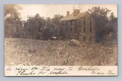 Mill Ruins MIDDLETOWN New York RPPC Antique Orange County Photo UDB 1905 • $39.99