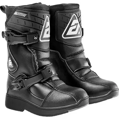 Euro 27 K10 Kids Youth Childrens ANSWER Black Pee Wee Motorbike Boots • $179.99