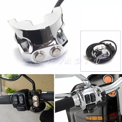 $42.31 • Buy Air Suspension Control Kit For Harley Dyna V-Rod 616-0039 1 In Handlebar Switch