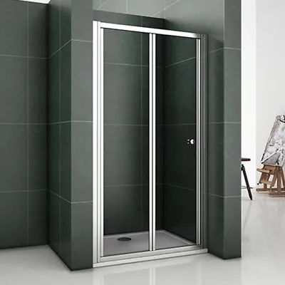 700/760/800/860/900/1000mm Framed Bi Fold Shower Door Enclosure 5mm Glass Sreen • £109