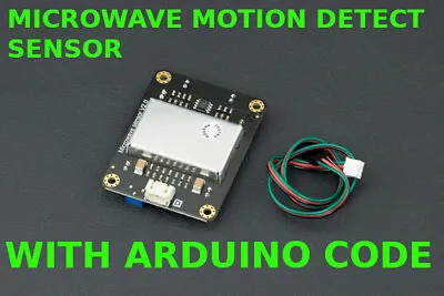 With Software + Digital Microwave Doppler Sensor (Motion Detection) For Arduino • $19.99