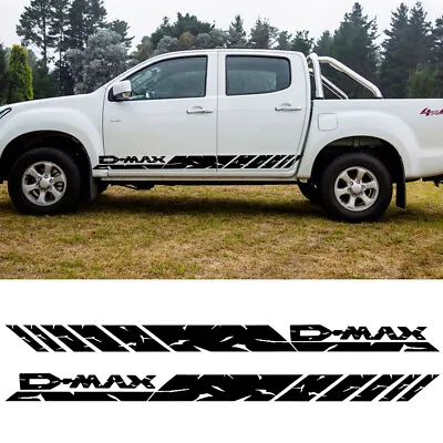 For Isuzu Dmax D-max Vinyl Decal Sticker Graphics Kit Sport Side Door 2pcs • $40.26