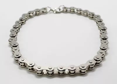 New 19  Silver Men's Biker Punk Bike Chain Necklace #N2025 • $5.99