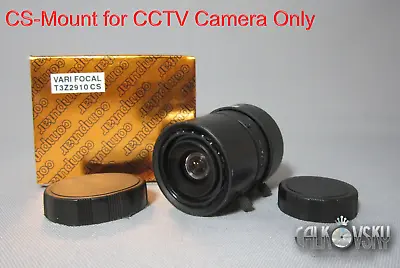 NEW COMPUTAR 1.0/2.9-8.2mm CS-MOUNT LENS SHARP LENS! CCTV *SECURITY CAMERAS ONLY • $14.99