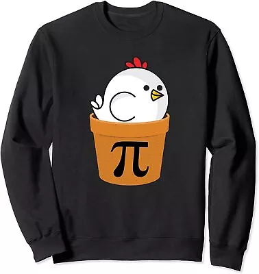 Chicken Pot Pi Day Funny Math Day Gift Unisex Crewneck Sweatshirt • $26.99