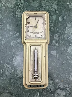 Minneapolis Honeywell Chronotherm  T20581 Thermostat Clock Art Deco VINTAGE RARE • $45