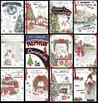 LARGE CHRISTMAS CARD ~ QUALITY CARDS SOMETHING FOR EVERYONE Great Designs • £2.45