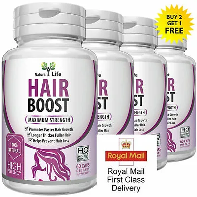 Hair Boost Dht Blocker Hair Loss Supplement Growth Capsules Regrowth Treatment • £16.99