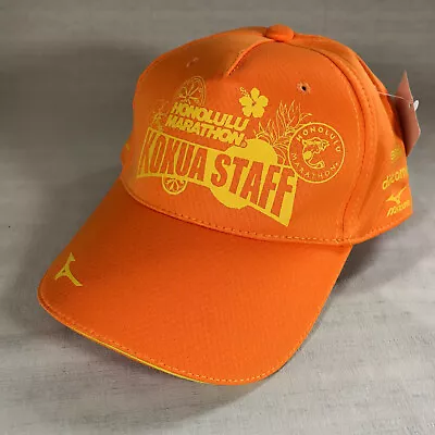 Honolulu Marathon 2021 Kokua Staff Strapback Sandwich Hat Cap Mizuno • $8.99