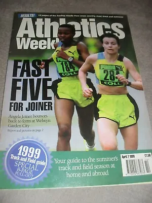 £0.99 • Buy Athletics Weekly Issue April 7th 1999 Magazine Angela Joiner