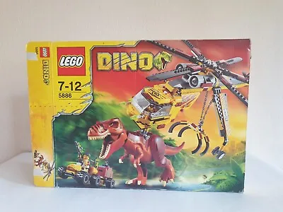 LEGO Dino 5886 T-Rex Transport Helicopter Empty Cardboard - Only Box - Damaged • $19.64