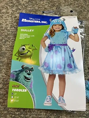 Sully Disney Pixar Monsters Inc Toddler Girls Costume Dress Size 2T New Spirit • $16