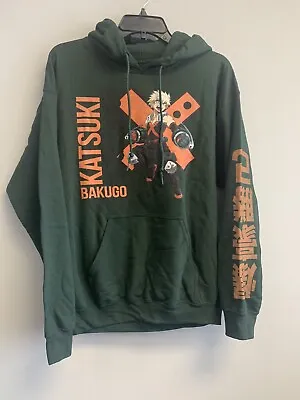 My Hero Academia Men's~ Medium~ Katsuki Bakugo Anime Character Hoodie Sweatshirt • $17.49