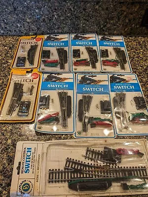 N Gauge Train Switch Lot Left And Right Switch Lot Of 9 NOS • $10