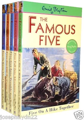 £14.95 • Buy NEW SET Of 5 X FAMOUS FIVE Books 6 -10 Enid Blyton 6 7 8 9 10  (NEXT ADVENTURES)