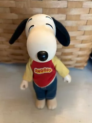 Knickerbocker Snoopy Jointed Doll With Clothes 1966 Peanuts Vintage • $15.99