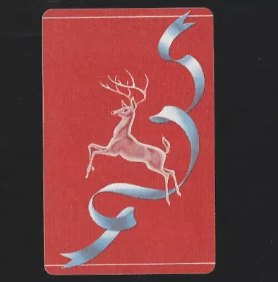 Vintage  Playing Swap Card    Deer Silhouette • $1