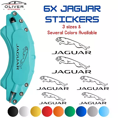 6x Jaguar Brake Calipers Decal Stickers For Car High Temperature Decals • $16