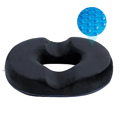 Donut Pillow Memory Foam Seat Cushion Hemorrhoid Tailbone Cushion Pain Relief • $22.99