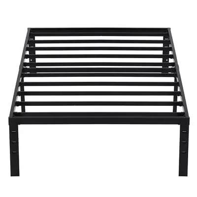 Twin XL Size 14 Inch Metal Bed Frame Mattress Foundation No Box Spring Needed • $51.99