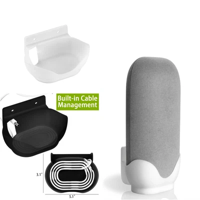 $30.42 • Buy Desktop Stand Wall Mount Bracket Fixed Holder For Google Nest Audio Speakers Set