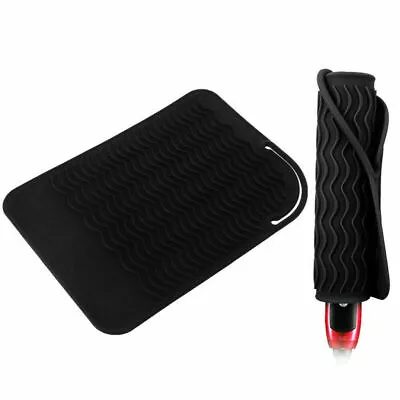 £4.25 • Buy Protection Safety Mat Extreme Heat Proof Silicone Pouch Case Hair Straighteners