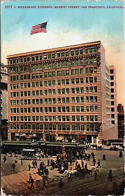 USA Monadnock Building Market Street San Francisco California Postcard C034 • $5.99