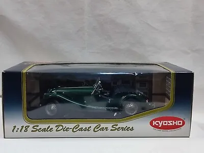 £120 • Buy Kyosho 1/18 Scale Morgan 4/4 Series II Green Classic Model Car Boxed