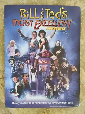 BILL & TED'S 18 X 25 Movie LIMITED EDITION Shout Factory POSTER NEW OOP • $15.95