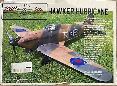 RBC Kits Hawker Hurricane Kit - (1600mm Span) • £152.95