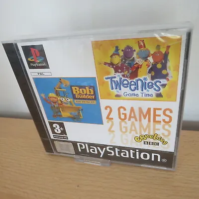 PS1 Playstation 1  Bob The Builder & Tweenies 2 Games NEW &  SEALED Pal  • £39.99