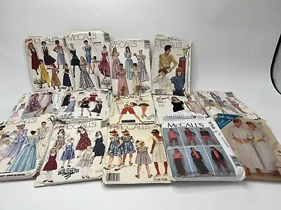 $3 • Buy LOT 14 Vintage Sewing Patterns - All Simplicity - Women GIRLS