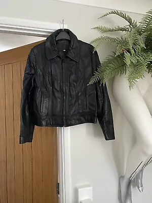 £25 • Buy Marks & Spencer Leather Jacket Size 14